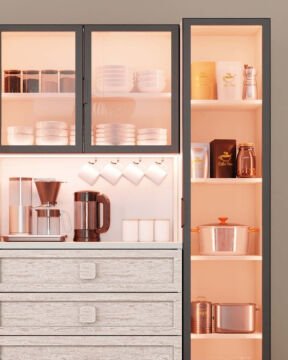 Nilüfer Kahve Köşesi / Komple MDF / Led Işıklı / Mega