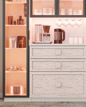 Nilüfer Kahve Köşesi / Komple MDF / Led Işıklı / Mega