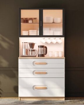 Orkide Kahve Köşesi / Komple MDF / Led Işıklı