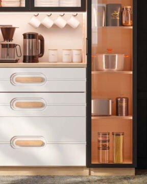 Orkide Kahve Köşesi / Komple MDF / Led Işıklı / Mega