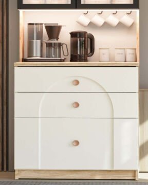 Papatya Kahve Köşesi / Komple MDF / Led Işıklı