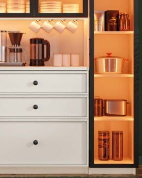 Zambak Kahve Köşesi / Komple MDF / Led Işıklı / Mega
