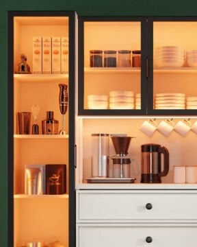 Zambak Kahve Köşesi / Komple MDF / Led Işıklı / Mega