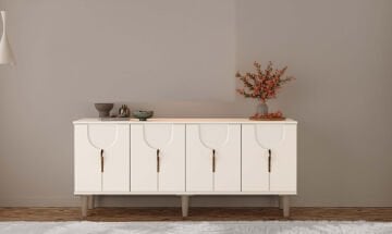 Açelya Konsol / Komple MDF / Çok Amaçlı Dolap / Modern Tasarım