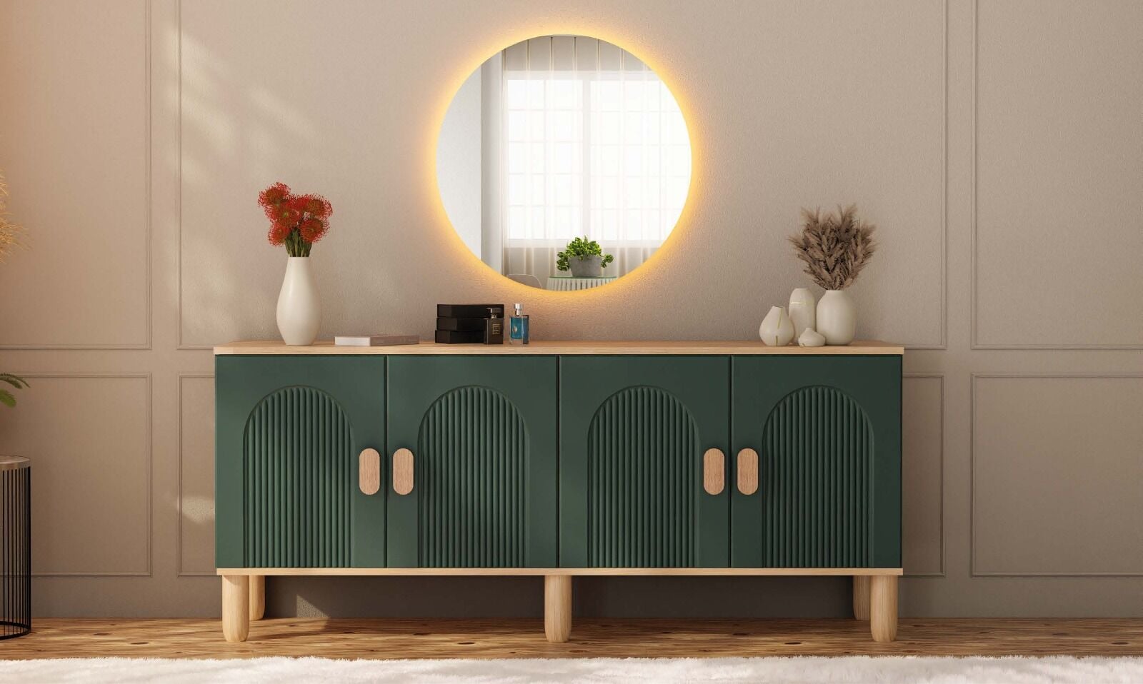 Begonya Konsol / Komple MDF / Çok Amaçlı Dolap