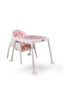 Miracool 3in1 Energy Mama Sandalyesi / Sandalye ve Çalışma Masalı pembe