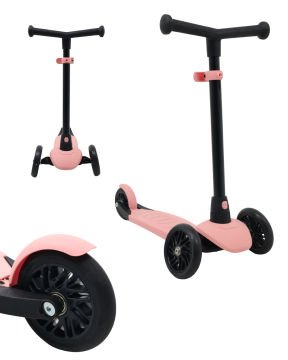 Miracool Twisty 3 Tekerli Scooter / 4 Kademeli Yükseklik pembe