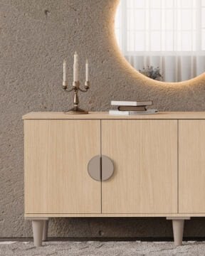 Ladin Konsol / Komple MDF / Çok Amaçlı Dolap