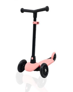 Miracool Twisty 3 Tekerli Scooter / 4 Kademeli Yükseklik pembe