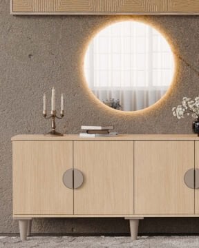 Ladin Konsol / Komple MDF / Çok Amaçlı Dolap