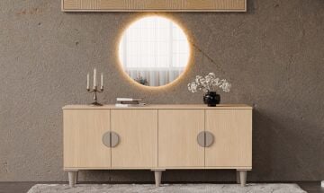Ladin Konsol / Komple MDF / Çok Amaçlı Dolap