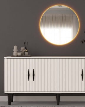 Lale Konsol / Komple MDF / Çok Amaçlı Dolap