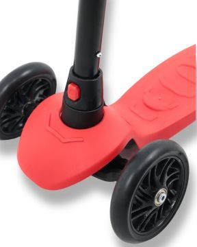 Miracool Twisty 3 Tekerli Scooter / 4 Kademeli Yükseklik kırmızı