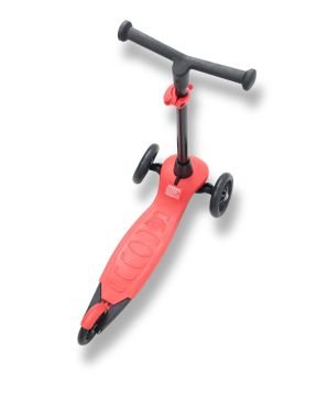 Miracool Twisty 3 Tekerli Scooter / 4 Kademeli Yükseklik kırmızı