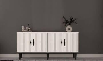 Lale Konsol / Komple MDF / Çok Amaçlı Dolap