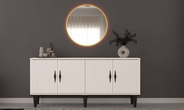 Lale Konsol / Komple MDF / Çok Amaçlı Dolap