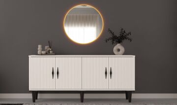 Lale Konsol / Komple MDF / Çok Amaçlı Dolap