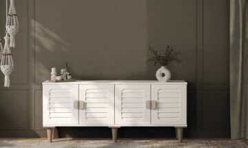 Lavanta Konsol / Komple MDF / Çok Amaçlı Dolap
