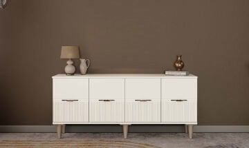 Menekşe Konsol / Komple MDF / Çok Amaçlı Dolap