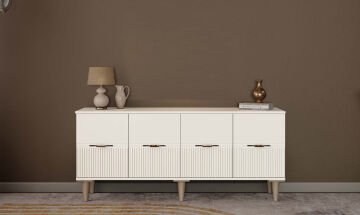 Menekşe Konsol / Komple MDF / Çok Amaçlı Dolap