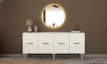 Menekşe Konsol / Komple MDF / Çok Amaçlı Dolap
