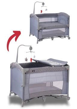 Avantaj Bebek Seti / Joell Truva Bebek Arabası / Puset / Anne Yanı Park Beşik / Bambo Beşik Yatağı