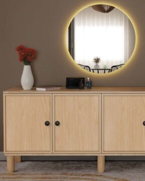 Meşe Konsol / Komple MDF / Çok Amaçlı Dolap