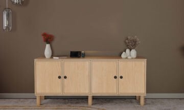 Meşe Konsol / Komple MDF / Çok Amaçlı Dolap