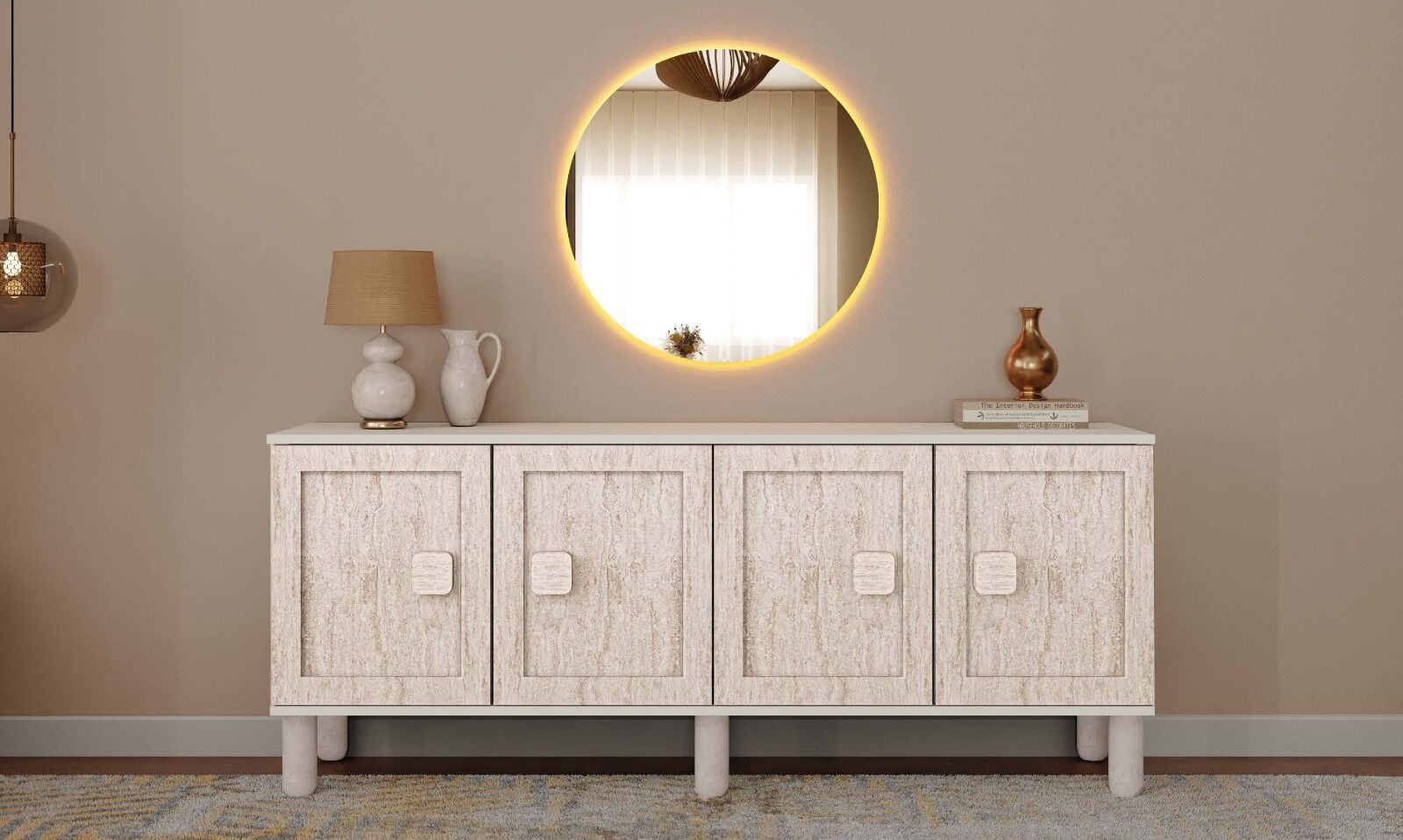 Nilüfer Konsol / Komple MDF / Çok Amaçlı Dolap