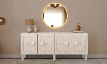 Nilüfer Konsol / Komple MDF / Çok Amaçlı Dolap