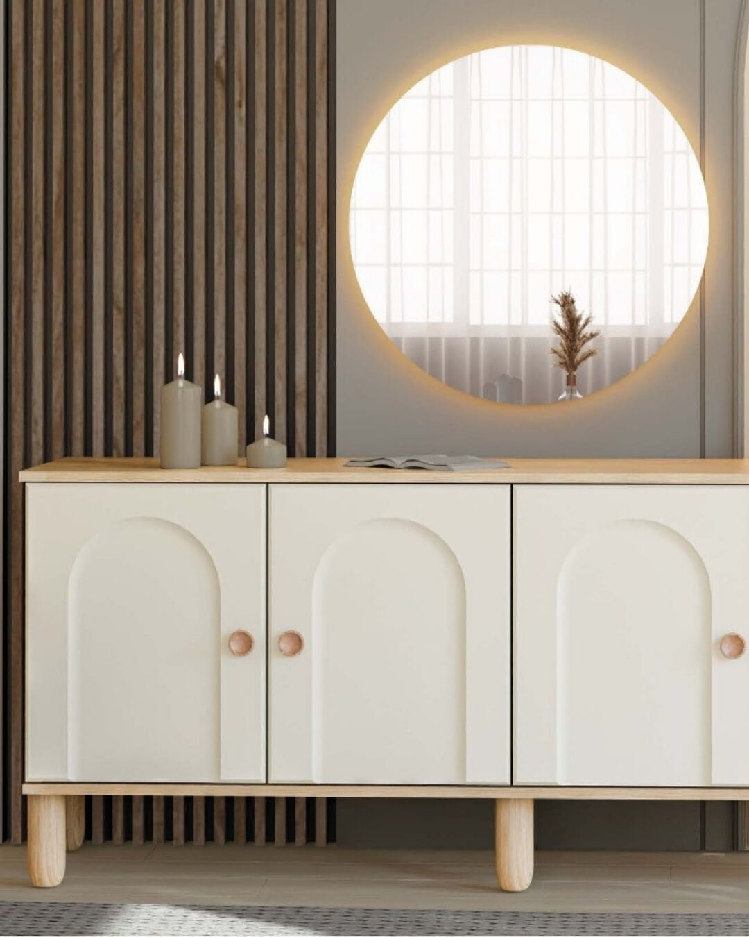 Papatya Konsol / Komple MDF / Çok Amaçlı Dolap