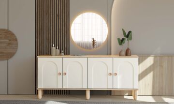 Papatya Konsol / Komple MDF / Çok Amaçlı Dolap