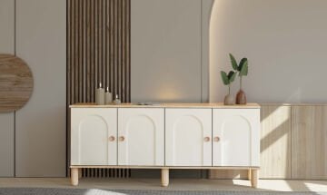 Papatya Konsol / Komple MDF / Çok Amaçlı Dolap
