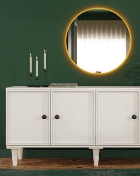 Zambak Konsol / Komple MDF / Çok Amaçlı Dolap