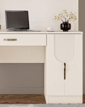 Açelya Kitaplıklı Çalışma Masası / Komple MDF