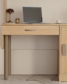 Karanfil Kitaplıklı Çalışma Masası / Komple MDF