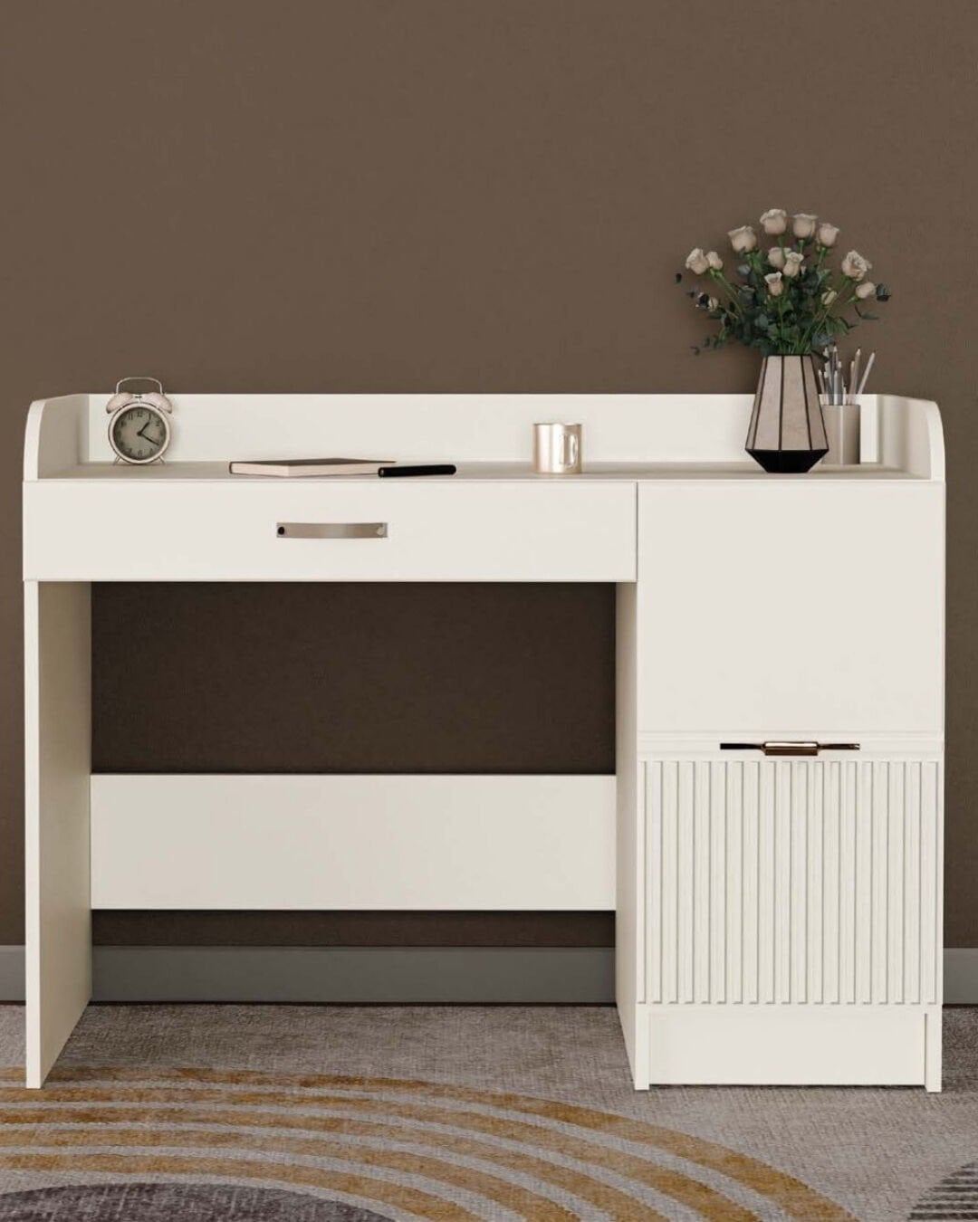 Menekşe Çalışma Masası / Komple MDF