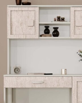 Nilüfer Kitaplıklı Çalışma Masası / Komple MDF