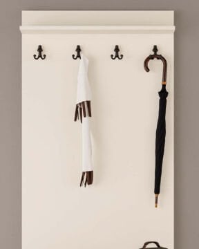 Açelya Vestiyer / Portmanto / Komple MDF