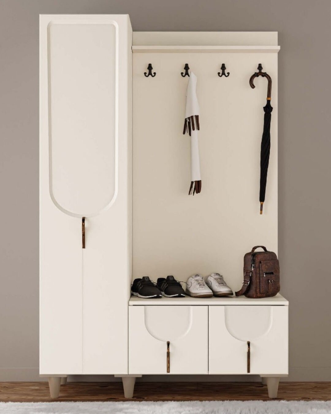Açelya Portmanto / Komple MDF