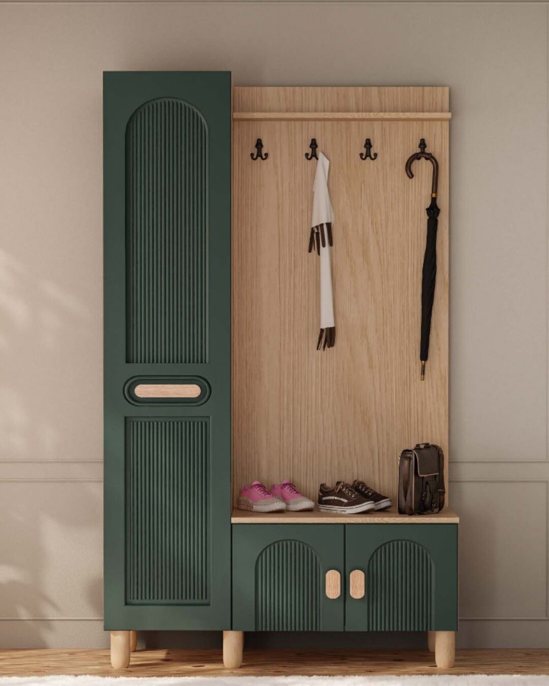 Begonya Portmanto / Komple MDF