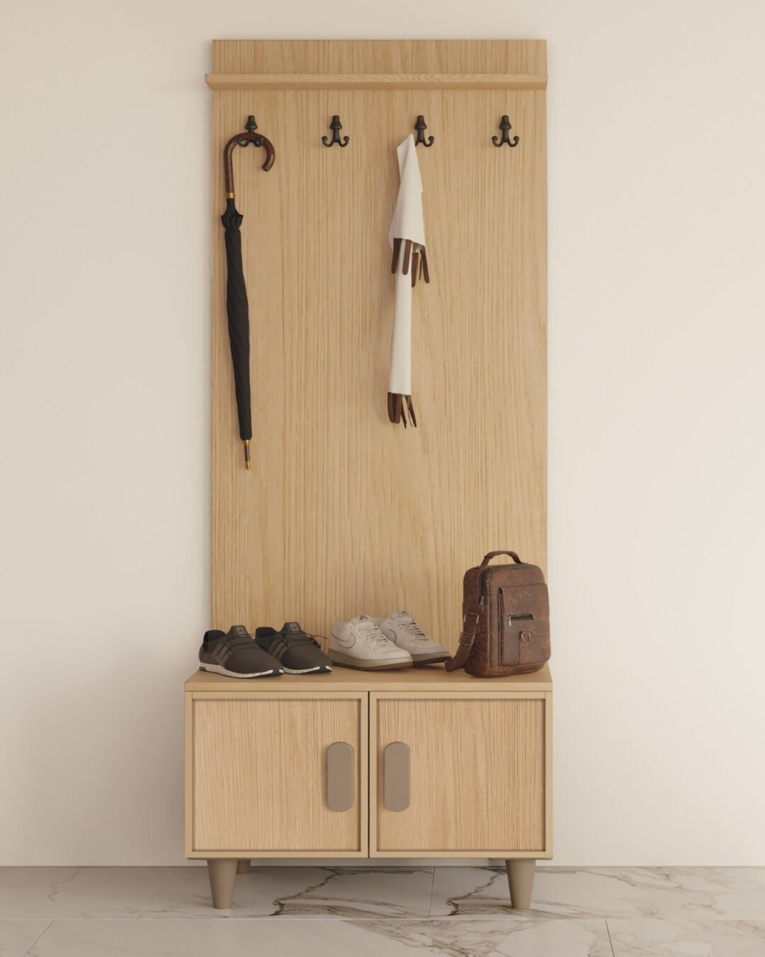 Karanfil Vestiyer / Portmanto / Komple MDF