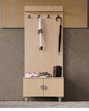 Ladin Vestiyer / Portmanto / Komple MDF