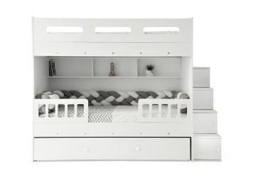 Berlin Ranza / 3 Yatak Bölümü / Beyaz / Komple MDF