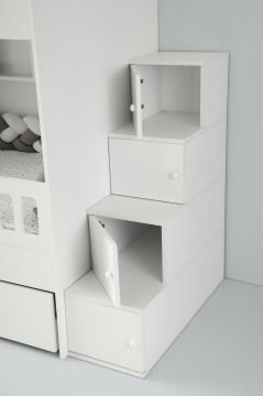 Berlin Ranza 3 Yataklı / Beyaz / %100 MDF