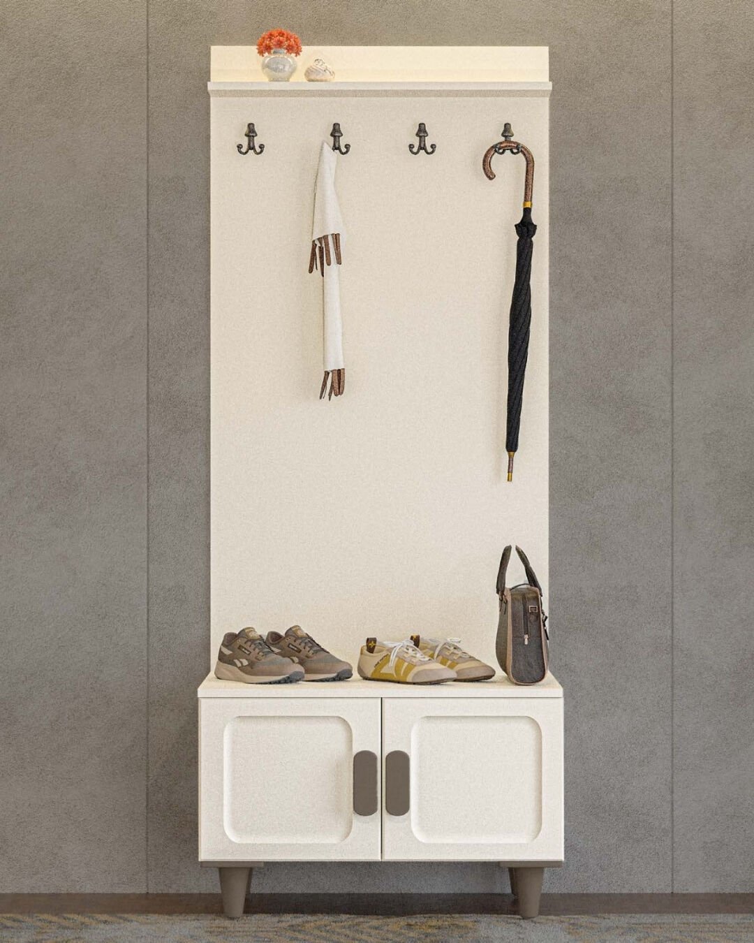 Manolya Vestiyer / Portmanto / Komple MDF