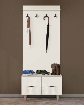 Menekşe Vestiyer / Portmanto / Komple MDF