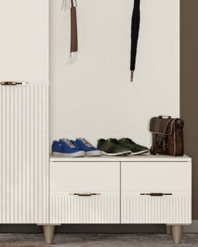 Menekşe Portmanto / Komple MDF