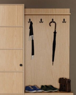 Meşe Portmanto / Komple MDF
