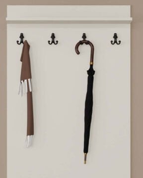 Nilüfer Vestiyer / Portmanto / Komple MDF